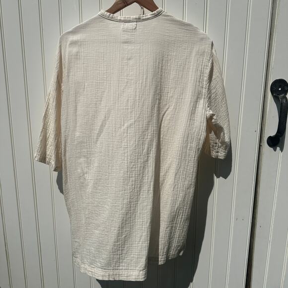 Atelier Delphine April Top Half Sleeve Kinari Ivory Cotton Gauze Large NWOT $210 - Picture 13 of 15